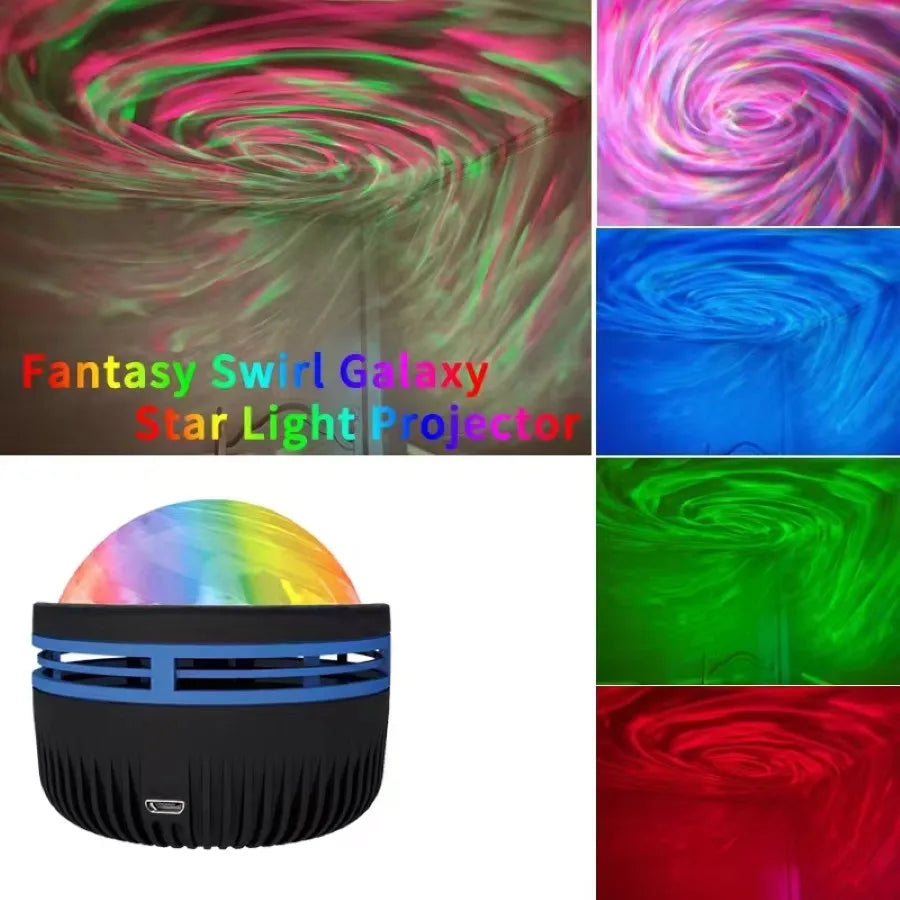 LED Galaxy Projector Light Colorful Galaxy Sky Projector Bedroom Night