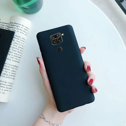 For Xiaomi Redmi Note 9 4G Bumper Coque Matte Skin Feel Case For Redmi