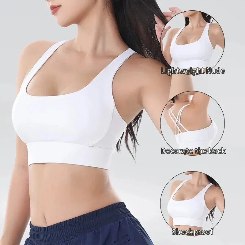 Women Fitness Yoga Bras Race Back Sports Bras Nylon Top Women Bra Sexy