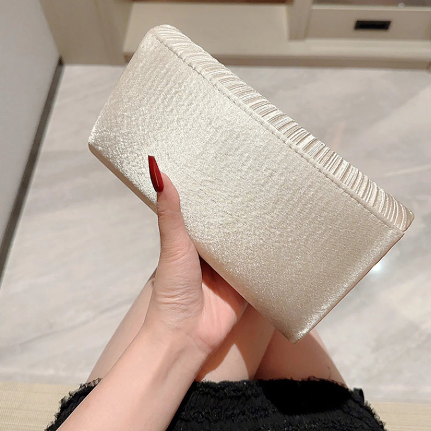 Women Evening Clutch Bags Elegant Luxury Female Silver/Black/White