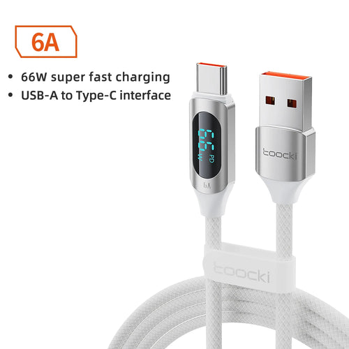 Toocki Type C to Type C Cable 100W PD Fast Charging Charger USB C to