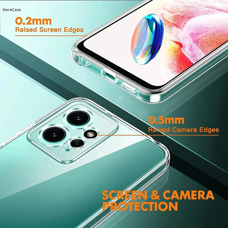 360 Full Cover Silicone Case For Xiaomi Redmi Note 13 12 Pro Plus Note