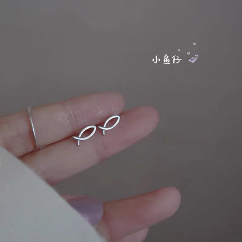 New Minimalism Earring 925 Silver Needle Allergic Protection Mini