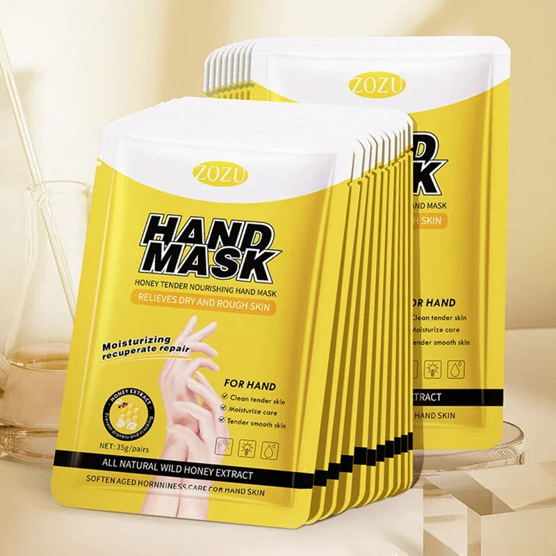 10 Pairs Honey Hand Mask Hands skincare Masks Moisturizing Nourishing