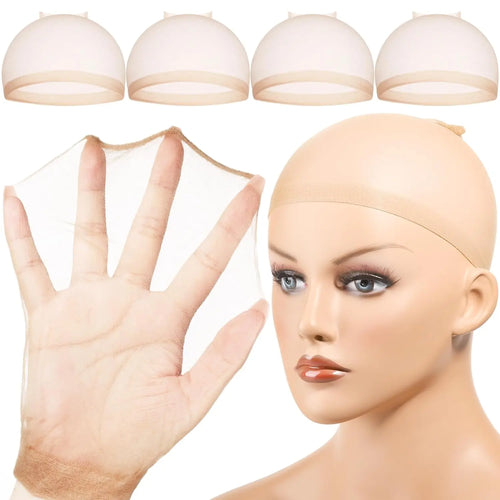 4/10/40pcs HD Wig Cap Stocking Wig Caps Non-Slip Stretchy Nylon Wig