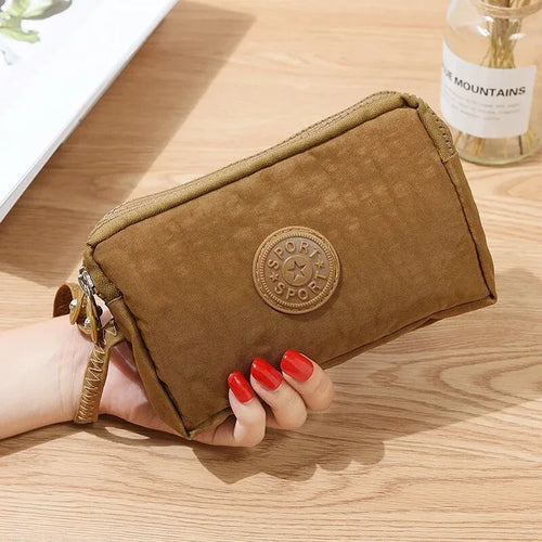 Women Coin Purse Wristlet Clutch Wallet Bag Coin Zipper Purse