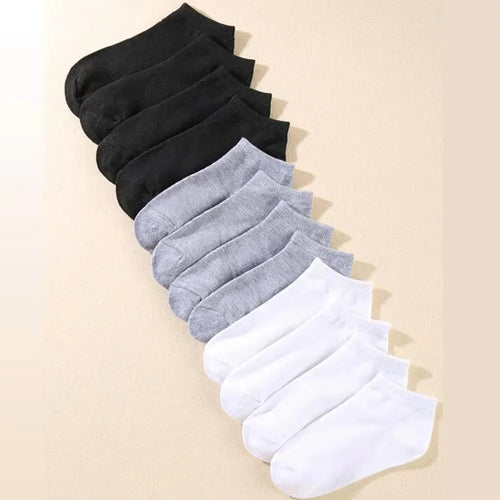 10/20/30/40/50 Pairs Of Breathable Deodorant Men's Low Cut Ankle Socks