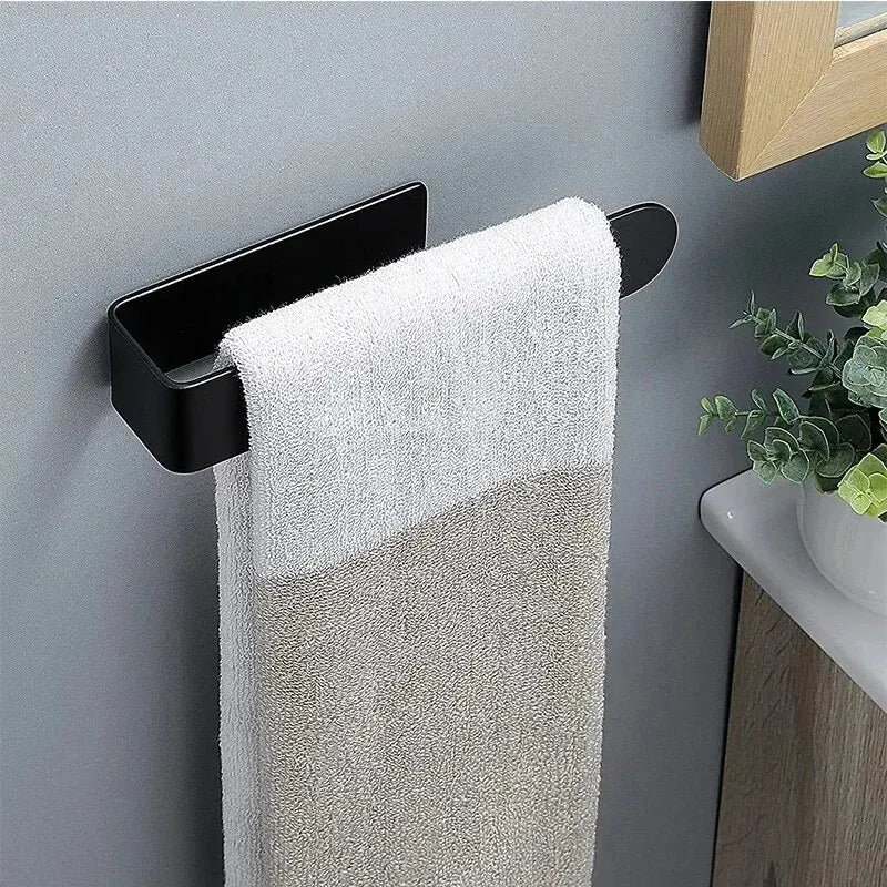 Towel Rack Non-punched Towel Rack Bathroom Rack Self-adhesive Bathroom