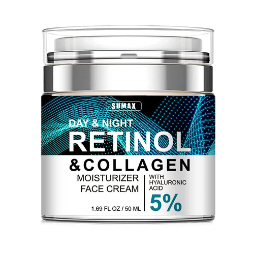 Sumax Retinol Collagen Face Cream 50ml Moisturizer with Hyaluronic