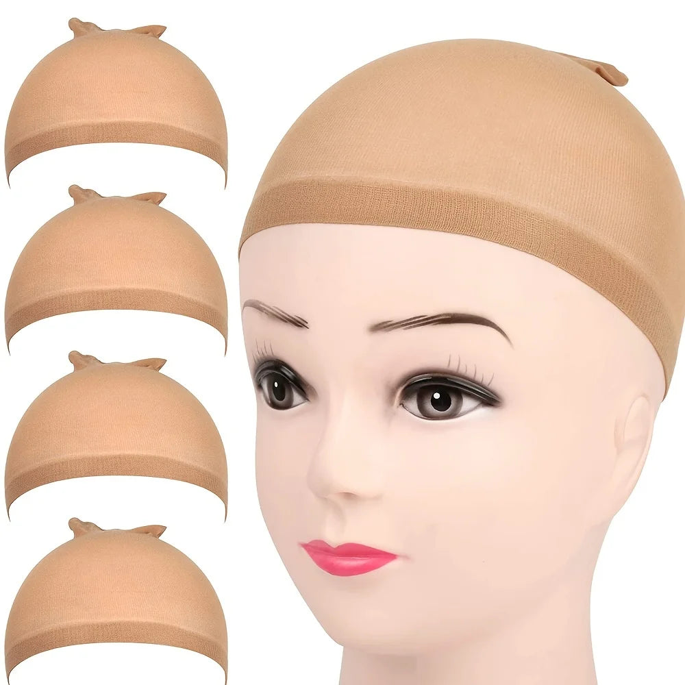 4/10/40pcs HD Wig Cap Stocking Wig Caps Non-Slip Stretchy Nylon Wig