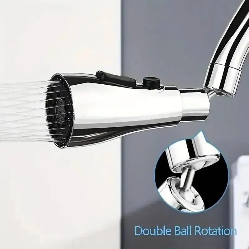 1pc Faucet Extender Boosting Splash Prevention Three Modes Water Saver