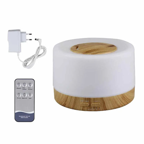 500ml Essential Oil Diffuser Remote Control Aroma Diffuser USB