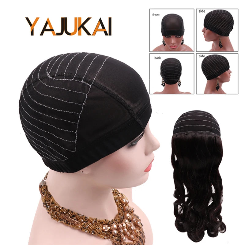 Wig Cap With Belt For Making Wigs Mesh Dome Cap Glueless Mesh Cap With