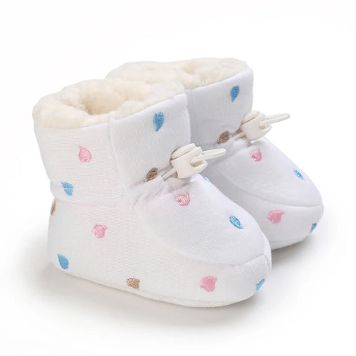 2022 Baby Autumn Winter Boots Baby Girl Boys Winter Warm Shoes Solid