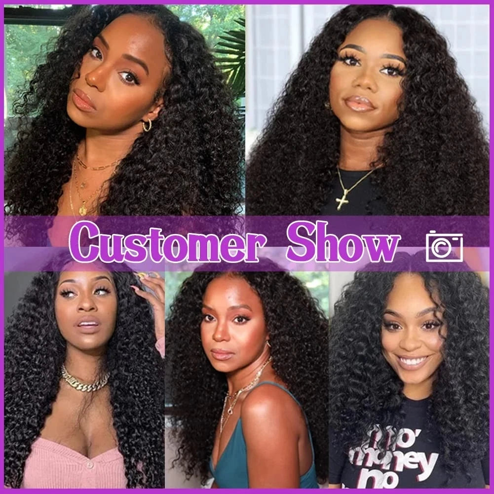 U Part Water Wave Wig Human Hair No Leave Out Machine Made 22 Inches