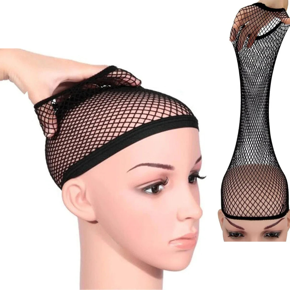 1PC Nylon Hair Net New Stretchable Elastic Hairnets Fashion Mesh