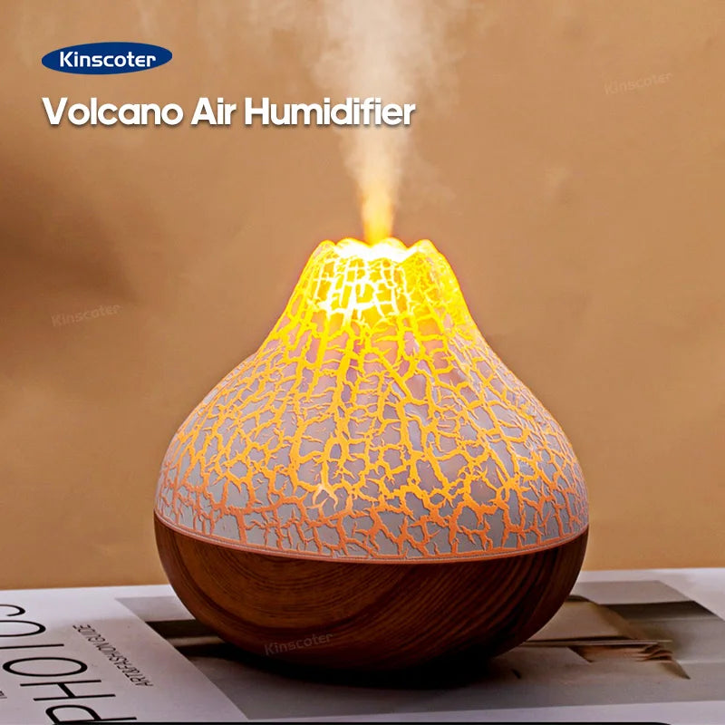 300ml Volcano Air Humidifier Desktop Electric USB Humidificadore Water