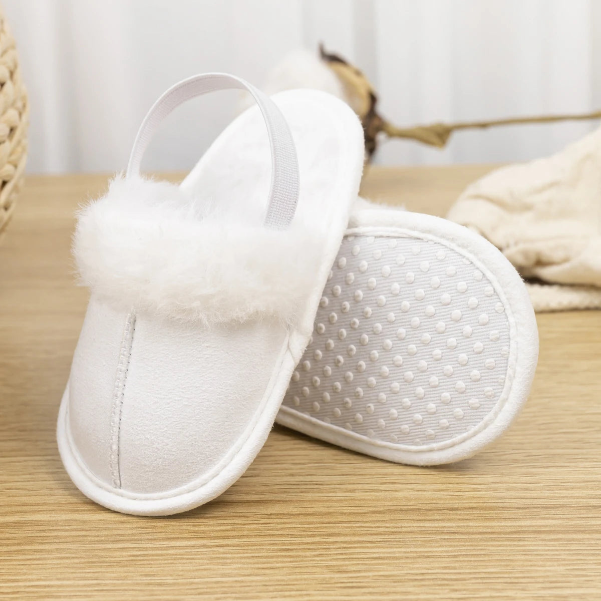 Winter Best Selling Baby Sandals Boys Girls Plush Elastic Casual Baby