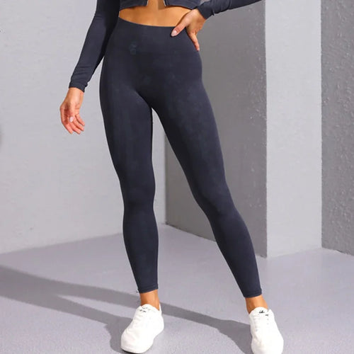 1PCS QK Ribbed Women Sport Suit Zipper Yoga Set Gym Workout Long