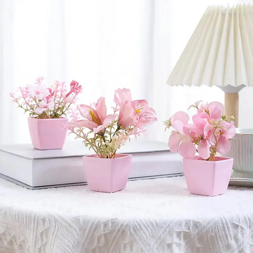 2024 Artificial Flower Potted Plant, Used Year-Round For Home,