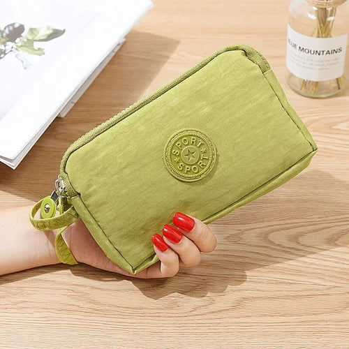 Women Coin Purse Wristlet Clutch Wallet Bag Coin Zipper Purse