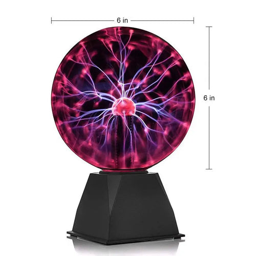 3 Inch Magic Plasma Ball Lamp Touch Sensitive Atmosphere Night Light