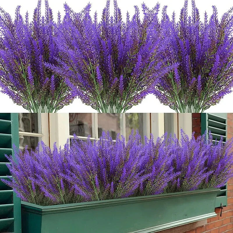 5Pcs Artificial Lavender Fake Flower Wedding Romantic Provence Decor