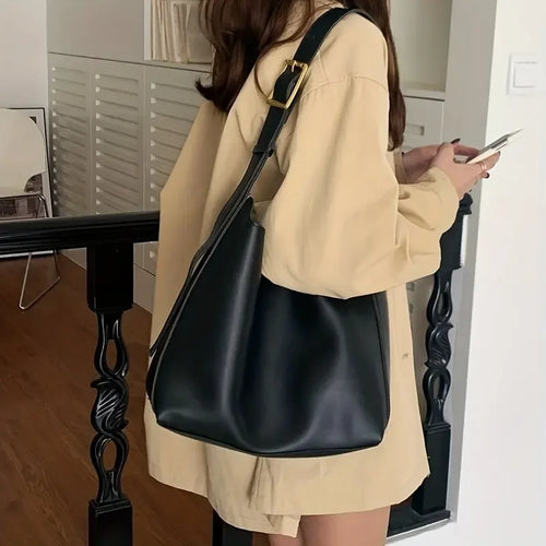 All-Match Women Shoulder Bag Solid Fashion Handbag Crossbody Bag