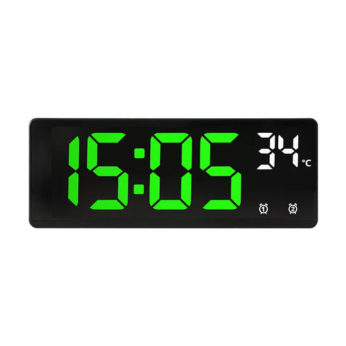 Digital Alarm Clock Travel Clock with Temperature Table Clock Large