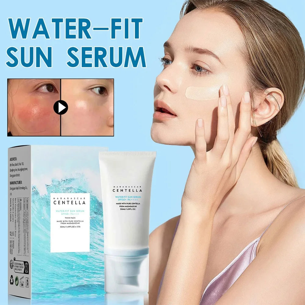 50+ Facial Sunscreen Centella Protector Solar Sunblock Skin Whitening