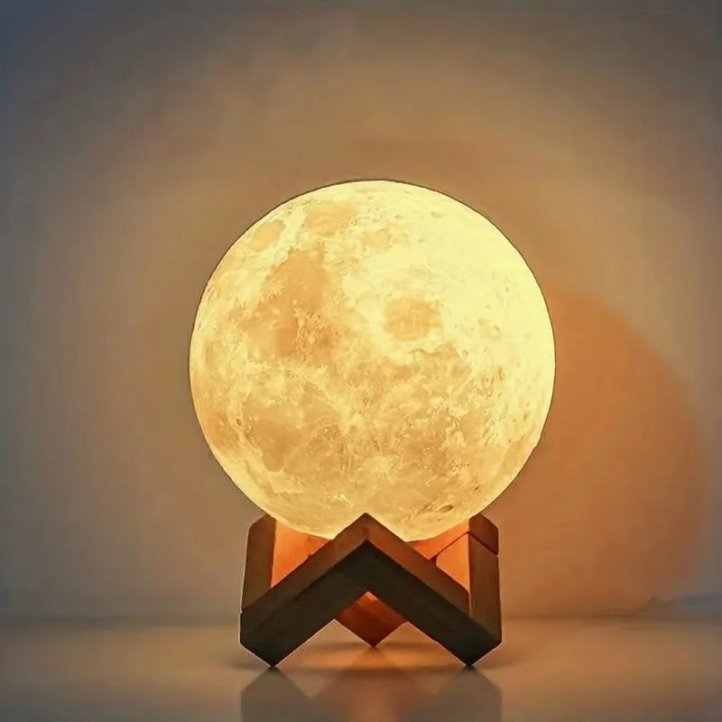 8 cm DIY Planet Lamp Moon Galaxy Night Light Art Painting Graffiti