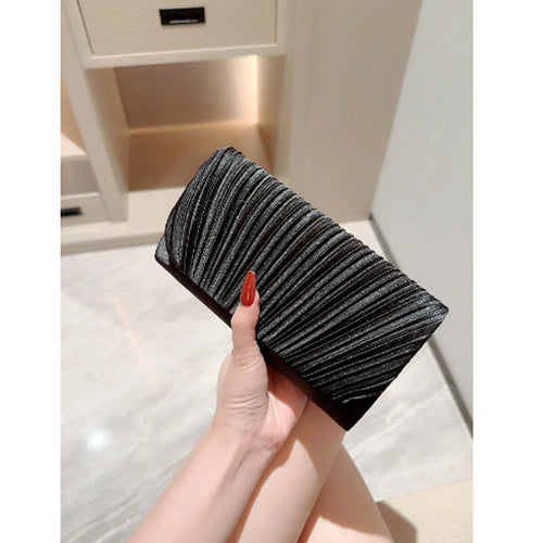 Women Evening Clutch Bags Elegant Luxury Female Silver/Black/White