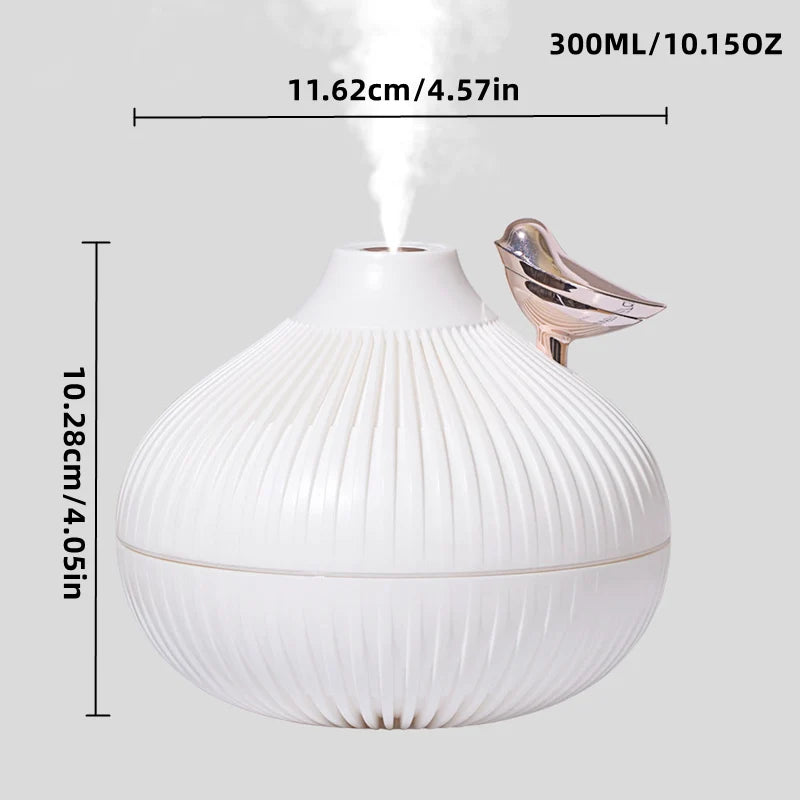 300ml USB Air Humidifier, Small Onion Style Humidifier With Night