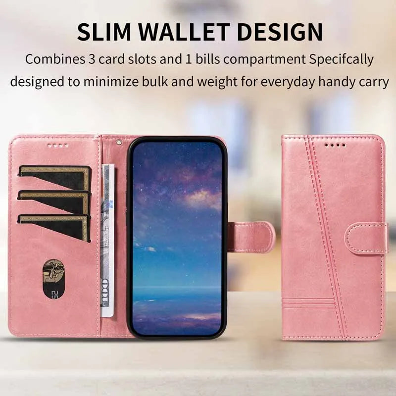 Wallet Case For Samsung A15 A25 A35 A55 5G Flip Leather Stand Card