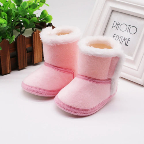 Winter Snow Baby Boots Newborn Warm Booties Soft Sole First Walkers