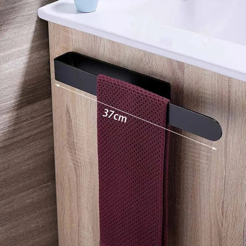 Towel Rack Non-punched Towel Rack Bathroom Rack Self-adhesive Bathroom