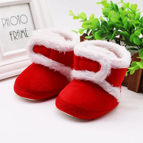 Winter Snow Baby Boots Newborn Warm Booties Soft Sole First Walkers