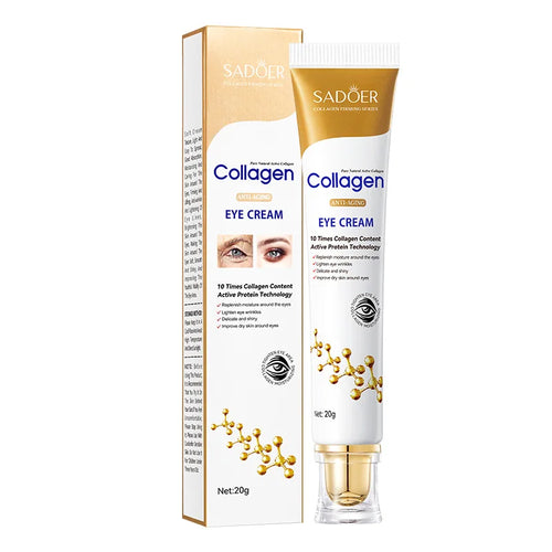 SADOER Collagen Eye Cream skincare Anti Dark Circles Eye Bags Firming