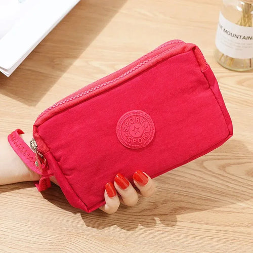 Women Coin Purse Wristlet Clutch Wallet Bag Coin Zipper Purse