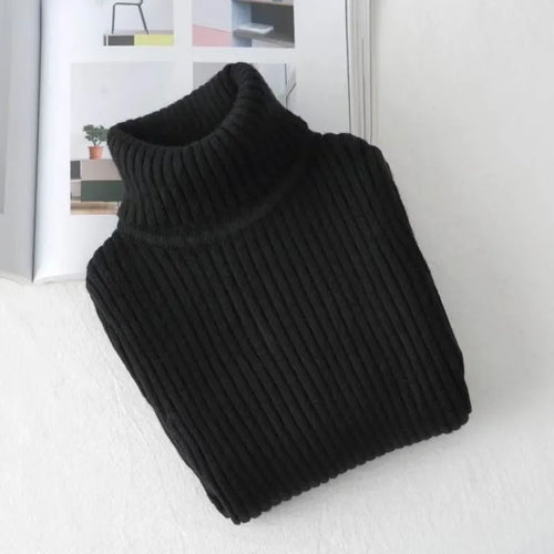 2024 New Sweater Kids Sweaters Autumn Girls Turtleneck Sweaters 1-9Yrs