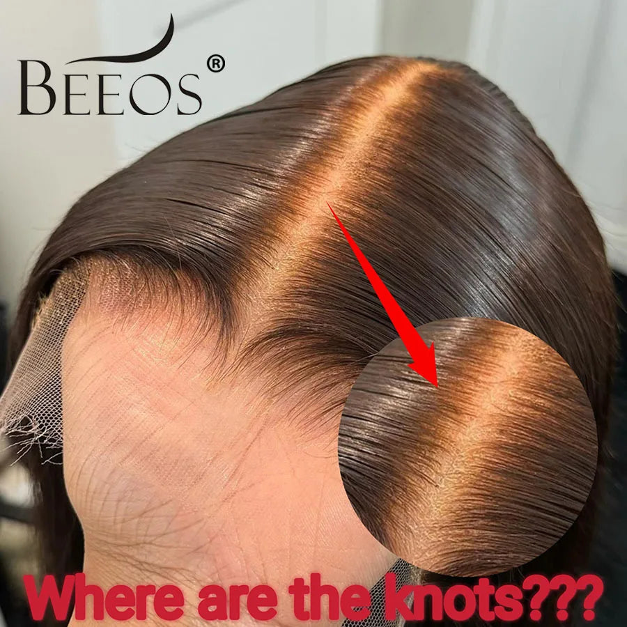 BEEOS Upgraded 2.0 Tiny Knots 13x6 Full Frontal HD Lace Wigs Skinlike