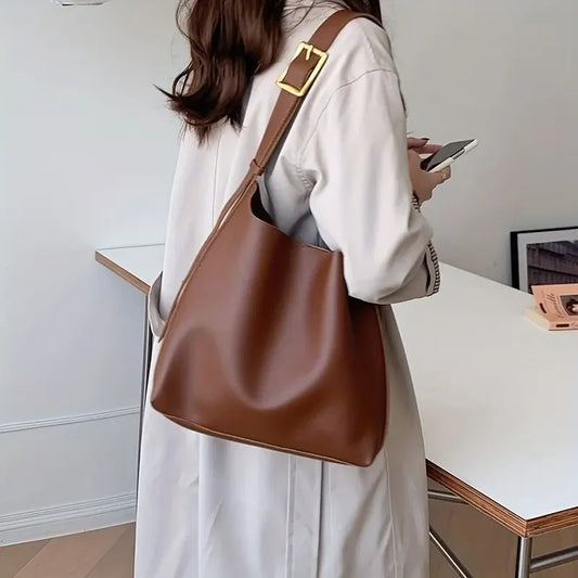 All-Match Women Shoulder Bag Solid Fashion Handbag Crossbody Bag