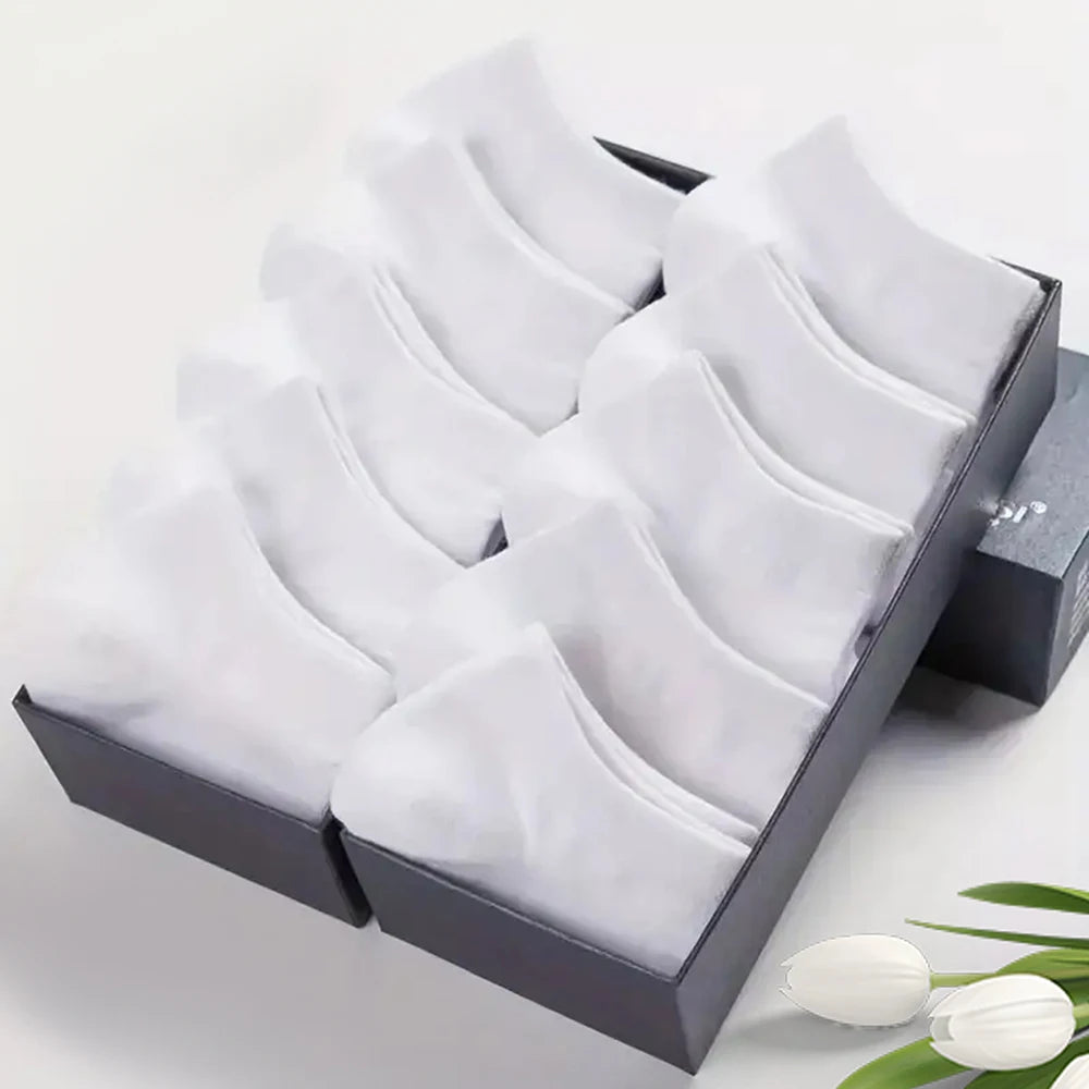 10/20/30/40/50 Pairs Of Breathable Deodorant Men's Low Cut Ankle Socks