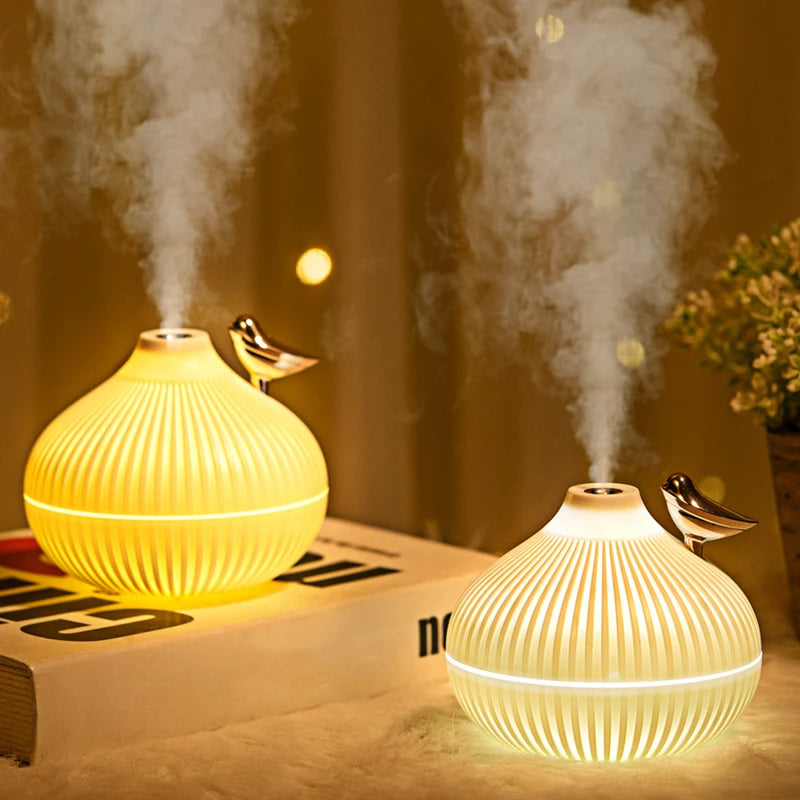 300ml USB Air Humidifier, Small Onion Style Humidifier With Night