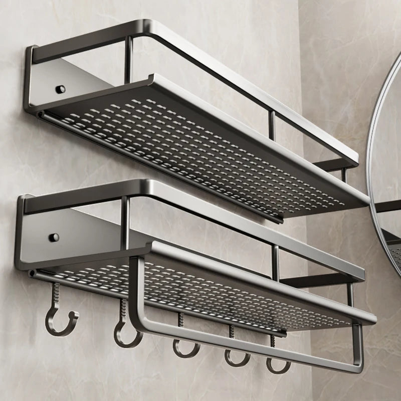 bathroom rack bathroom shelf toilet space aluminum hanging rack