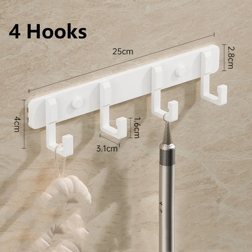 1 Piece Bathroom Home Accessories Door Hook Space Aluminum