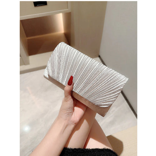 Women Evening Clutch Bags Elegant Luxury Female Silver/Black/White