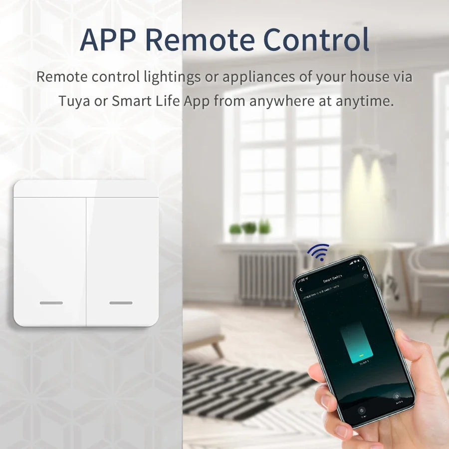 Wifi Smart Switch for Led Lighting Tuya Smart Life RF 433MHz Remote