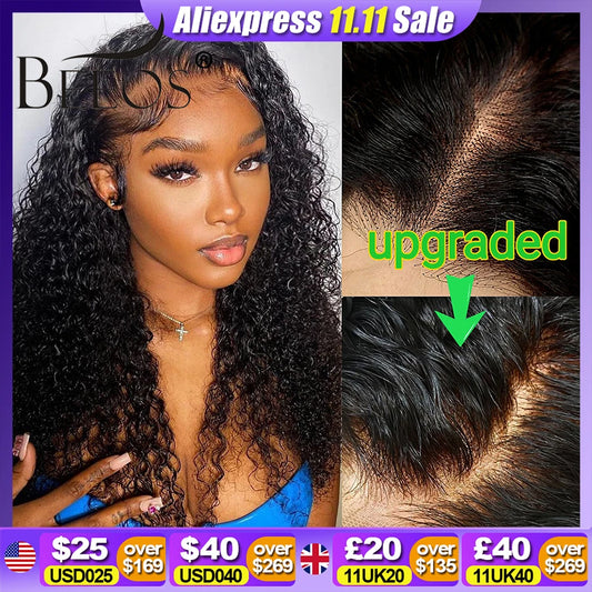 BEEOS Upgraded 2.0 Tiny Knots 13x6 Full Frontal HD Lace Wigs Skinlike