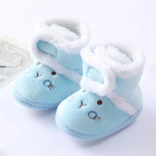 Winter Snow Baby Boots Newborn Warm Booties Soft Sole First Walkers